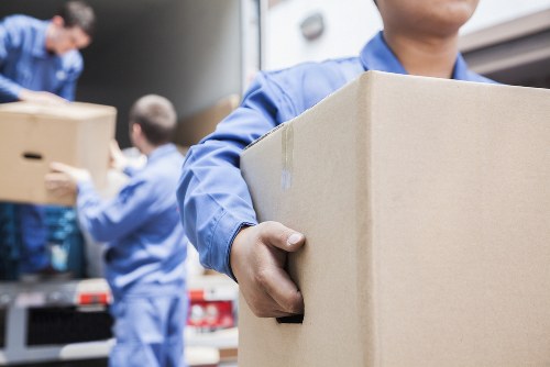Man and van service loading household items in Dulwich