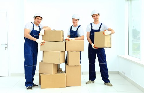 Team completing a pre-move risk assessment