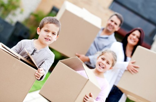 Professional movers navigating access and parking challenges in Dulwich