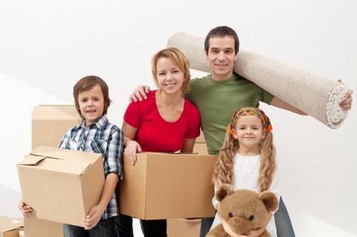 Professional man and van service in Dulwich during a move
