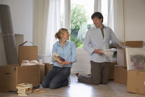 Transporting boxes and large items with a local moving truck in Dulwich