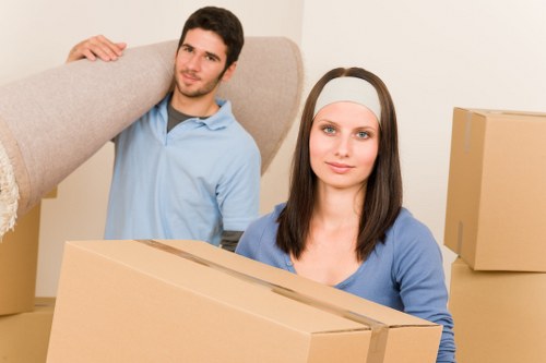 Careful handling of office equipment during a Dulwich removal