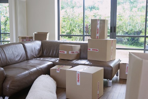 Careful loading of items for a move in Dulwich homes and flats